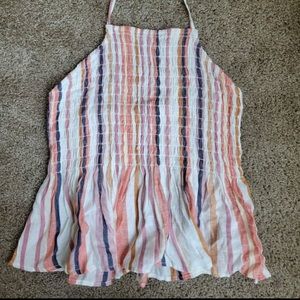 Smocked halter